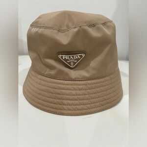 Prada Beige Bucket Hat